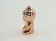 Estátua Mini Buda Meditando cor Bronze Porcelana 7 cm - Imagem 2
