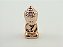 Estátua Mini Buda Meditando cor Bronze Porcelana 7 cm - Imagem 1