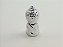 Estátua Mini Buda Meditando cor Prata Porcelana 7 cm - Imagem 3