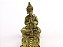 Incensário Vareta Buda Dourado Resina 20 cm - Imagem 7