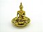 Incensário Buda Dourado Resina 9 cm - Imagem 1