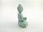 Incensário Buda Verde Porcelana 16 cm - Imagem 4