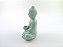Incensário Buda Verde Porcelana 16 cm - Imagem 2