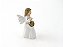Imagem Anjo da Guarda Branco com Menina Resina 6,5 cm - Imagem 4