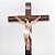 Crucifixo de Parede Madeira e Resina 39 cm - Imagem 2