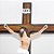 Crucifixo de Parede Madeira e Resina 39 cm - Imagem 3
