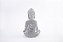 Buda com Planta cor Cimento em Cerâmica 12 cm - Imagem 3