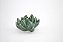 Enfeite Flor Decorativa Verde Cerâmica 8 cm - Imagem 4