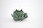 Enfeite Flor Decorativa Verde Cerâmica 8 cm - Imagem 3