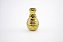 Mini Vaso Bomb Dourado Cerâmica 8 cm - Imagem 1