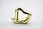 Enfeite Coração Arco Dourado Resina 9 cm - Imagem 1