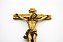 Crucifixo de Parede Dourado Resina 28 cm - Imagem 2