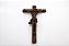 Crucifixo de Parede cor Madeira Resina 28 cm - Imagem 1