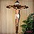 Crucifixo de Parede Importado Resina 35 cm - Imagem 4