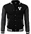 Jaqueta College Americana Black Edition Letra V Bordada - Imagem 3