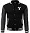 Jaqueta College Americana Black Edition Letra Y Bordada - Imagem 1