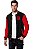 Jaqueta College Americana Black Red Letra B Bordada - Imagem 1
