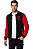 Jaqueta College Americana Black Red Letra C Bordada - Imagem 1