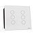 Interruptor Touch Rele 6 Pads - Branco Redondo 4x4 - Imagem 1