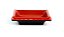 Pratinho retangular vermelho - Imagem 2