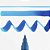 Caneta Ecoline Brush Pen Azul da Prussia 508 - Imagem 2