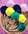 TIARA POMPOM PELÚCIA (várias cores) - Imagem 1