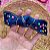 TIARA TURBANTE JEANS COM LETRAS - Imagem 1
