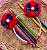 TIARA POMPOM PELÚCIA LACINHO ESCOLAR (NAS CORES DO UNIFORME) - Imagem 1