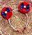 TIARA POMPOM PELÚCIA LACINHO ESCOLAR (NAS CORES DO UNIFORME) - Imagem 2