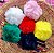 TIARA POMPOM PELÚCIA LACINHO ESCOLAR (NAS CORES DO UNIFORME) - Imagem 4