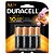 Pilha Duracell AA Cartela com 4 unidades - Imagem 1