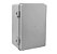 Caixa de Sobrepor PVC Com Placa de montagem 300x200x170mm Com Dobradica e Fecho - Imagem 1