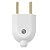 Plugue Macho 2P 10A Cinza Pezzi - Imagem 1