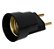 Soquete Termoplástico E27 Preto Com Pino - Imagem 2
