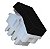 Modulo Interruptor Simples Pezzi 50.000 Preto - Imagem 1