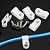 Fixador Para Cabo de Nylon Branco 6,6 mm 1/4” Serrana - Imagem 2