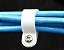 Fixador Para Cabo De Nylon Branco 6,6mm 5/8 Serrana - Imagem 2