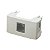 Tomada para Telefone RJ11 Com Conector Sem Placa Branco Pezzi - Imagem 1