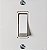 Interruptor De 1 Tecla Simples Com Placa 10A Branco Pezzi 40.000 - Imagem 2