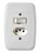 Módulo Com 1 Interruptor Simples e Tomada 10A 2P+T Sem Placa  40.000 Pezzi - Imagem 2