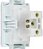 Tomada Vertical Retangular 2P+T 10A Sem Placa Branca 40.000 Pezzi - Imagem 3
