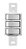 Interruptor Com 3 Teclas 10A 250V Branco Sem Placa 40.000 Pezzi - Imagem 1