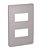 Placa 4X2 Para 2 Módulos Axis Grey Orion Schneider Eletric - Imagem 1