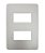 Placa 4X2 Para 2 Módulos Axis Grey Orion Schneider Eletric - Imagem 2