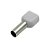 Terminal Tubular Duplo Para Cabo de 4mm - Imagem 1