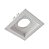Spot Recuado Quadrado Branco Para Lampada Ar111 Com Soquete  Gu10 - Imagem 2