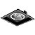 Spot Recuado Quadrado Preto Para Lampada Ar111 Com Soquete Gu10 - Imagem 3