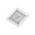 Spot Recuado Quadrado Branco Para Lampada MR16 Com Soquete Gu10 - Imagem 3