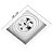Spot Recuado Quadrado Branco Para Lampada AR70 - Imagem 3
