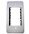 Placa E Suporte Para Condulete De 3 Módulos 1" Branco Inpol - Imagem 2